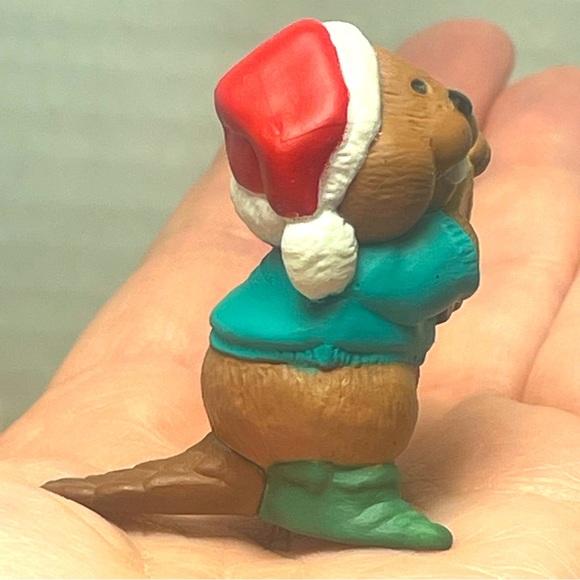 BNWT Vintage 1995 Hallmark Merry Miniature Toyshop Beaver - Picture 11 of 15